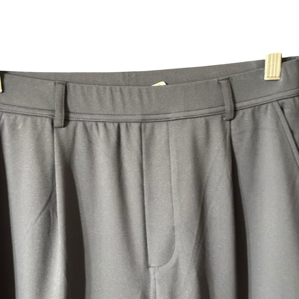 Halara high waisted navy blue wide leg pull on pants PETITE - Picture 4 of 8